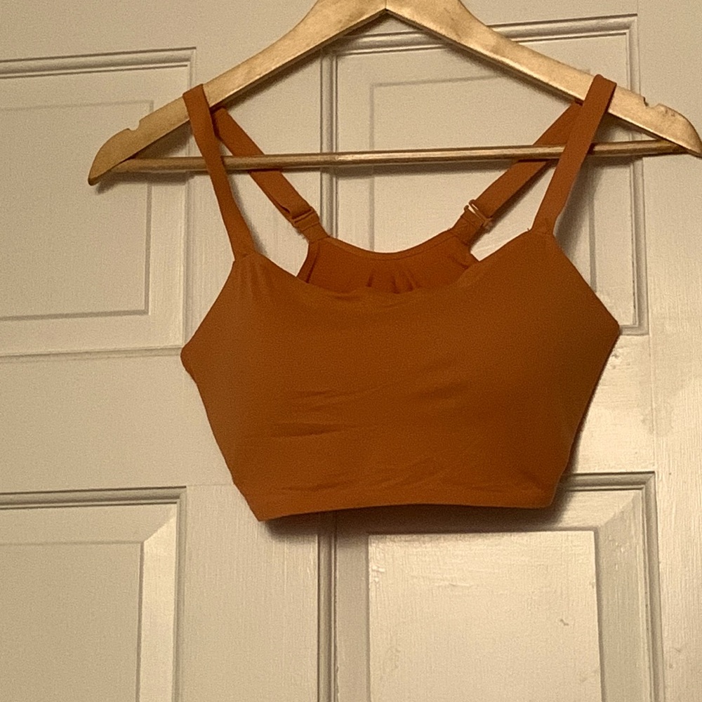 Nike orange sports bra